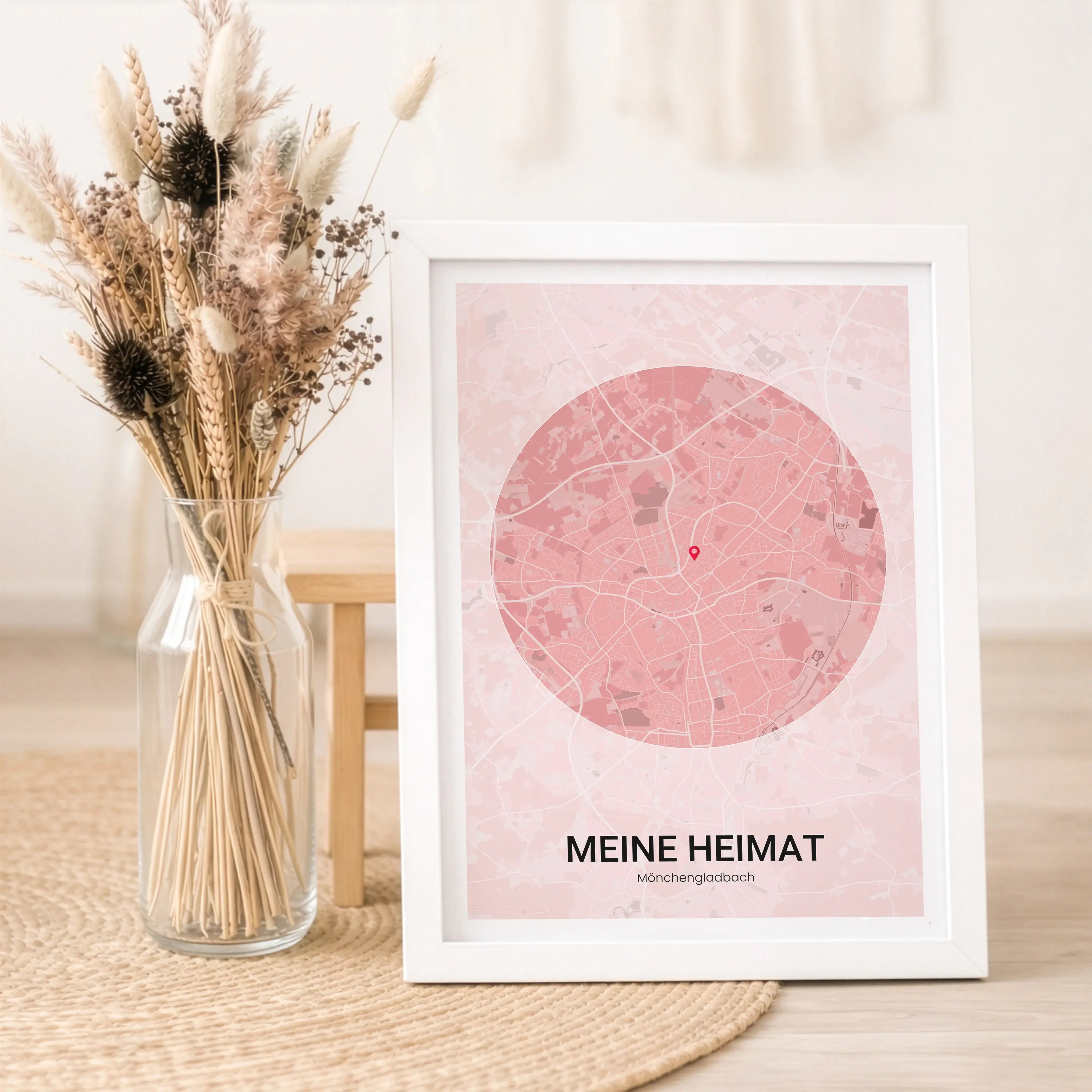 Stadtkarte Poster Circle No2-Personalisiertes Poster-famprints-Mit dem Stadtkarte Poster Circle No2 gestaltest du einen Ort, der für dich Bedeutung hat, als stilvolle Wanddekoration. Ob Heimatstadt, Kennenlernort, neues Zuhause oder ein Platz voller Erinn