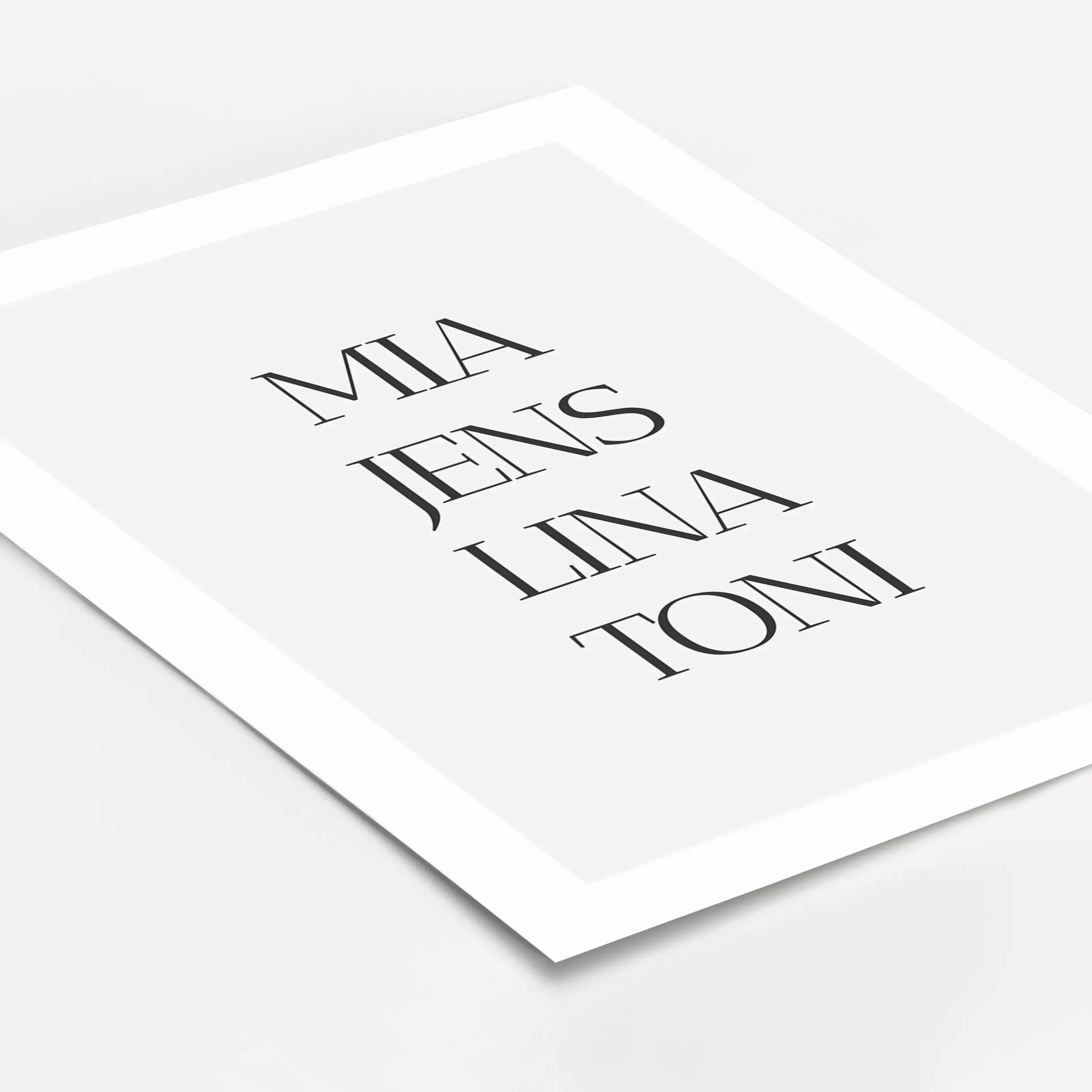 Namensposter Familie-famprints-Personalisiertes Poster-Familie ist das Wichtigste im Leben. Sie sind immer für einen da, egal was passiert. Familie gibt uns Halt und Kraft in schweren Zeiten. Deshalb ist es auch so wertvoll, seine Familie auf einem Namens