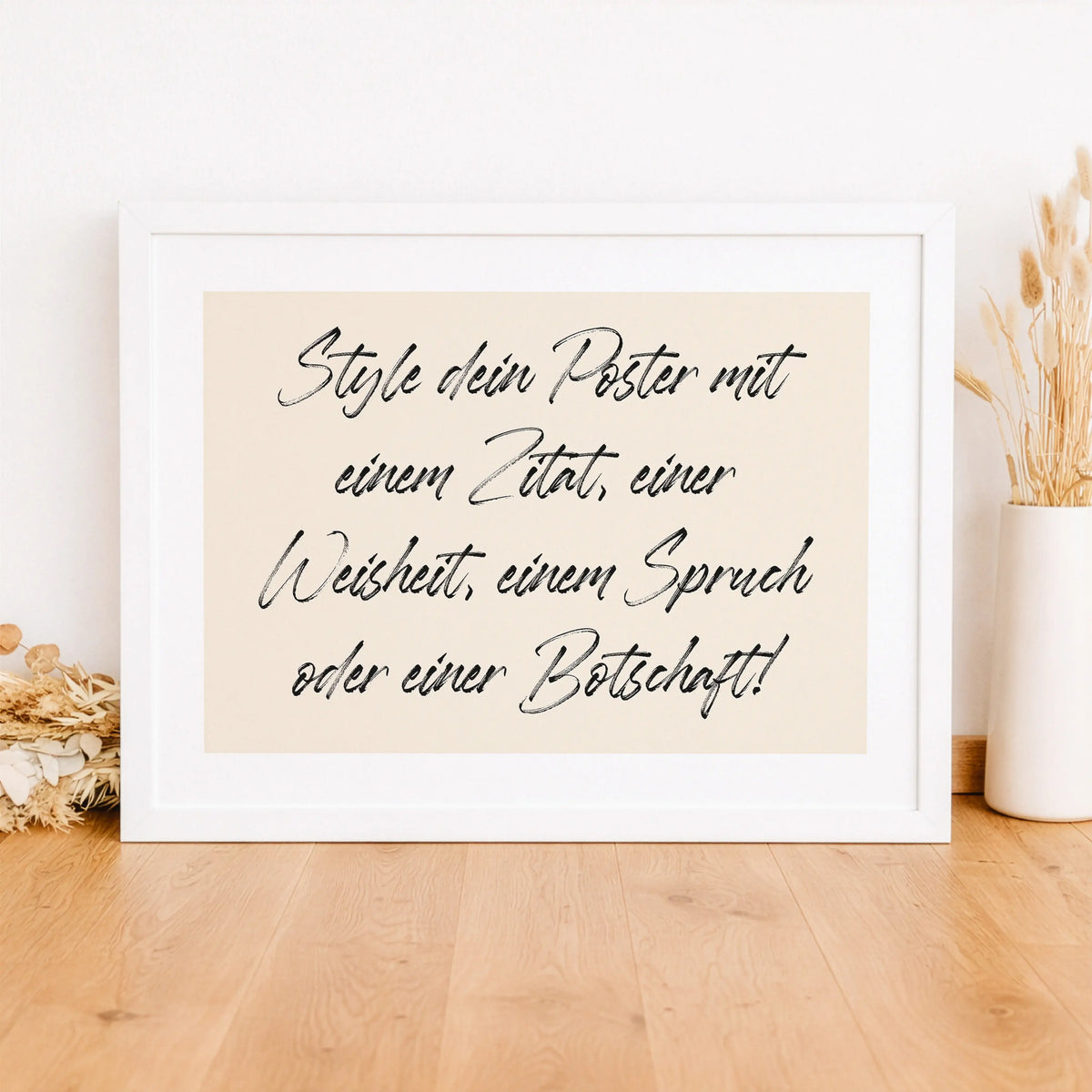 Text Poster Querformat-Personalisiertes Poster-famprints-personalisiertes-Geschenk