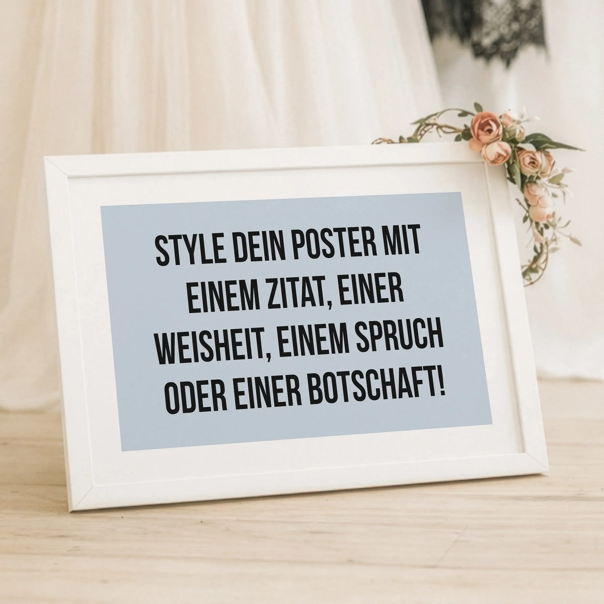 Text Poster Querformat-Personalisiertes Poster-famprints-personalisiertes-Geschenk