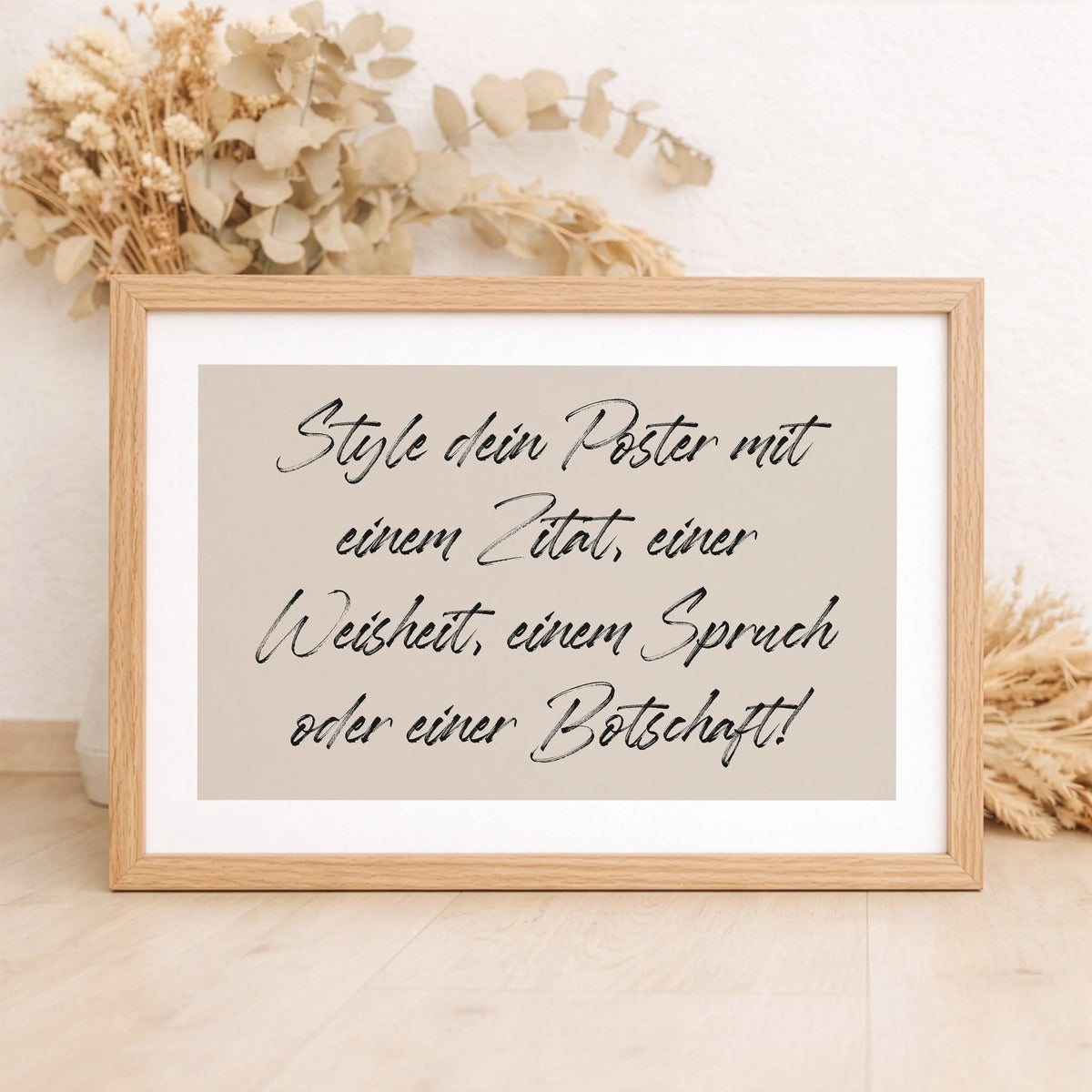 Text Poster Querformat-Personalisiertes Poster-famprints-personalisiertes-Geschenk