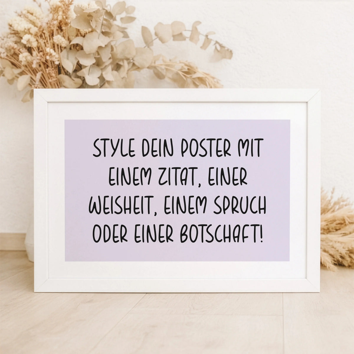Text Poster Querformat-Personalisiertes Poster-famprints-personalisiertes-Geschenk