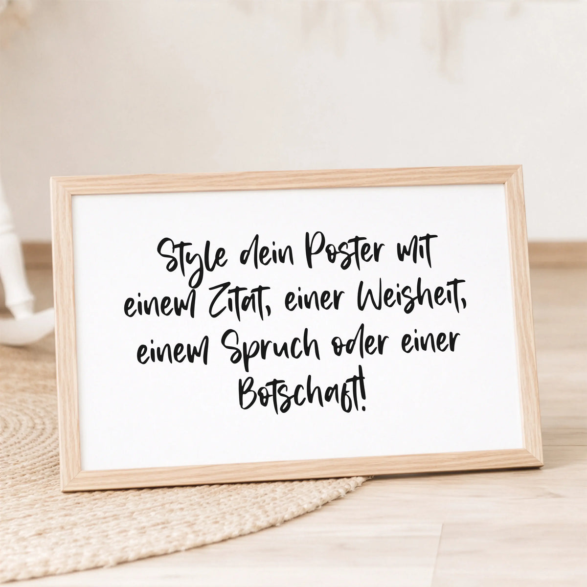 Text Poster Querformat-Personalisiertes Poster-famprints-personalisiertes-Geschenk