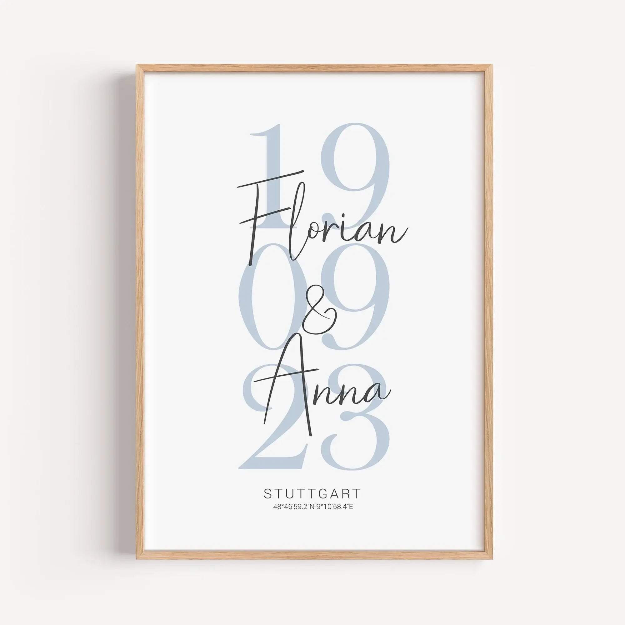 Datum Poster Koordinaten-Personalisiertes Poster-famprints-Ein Datum Poster Koordinaten macht aus einem besonderen Tag ein persönliches Kunstwerk für dein Zuhause. Ob Kennenlernen, Hochzeit, Geburt oder ein anderer wichtiger Moment, du hältst genau das Da
