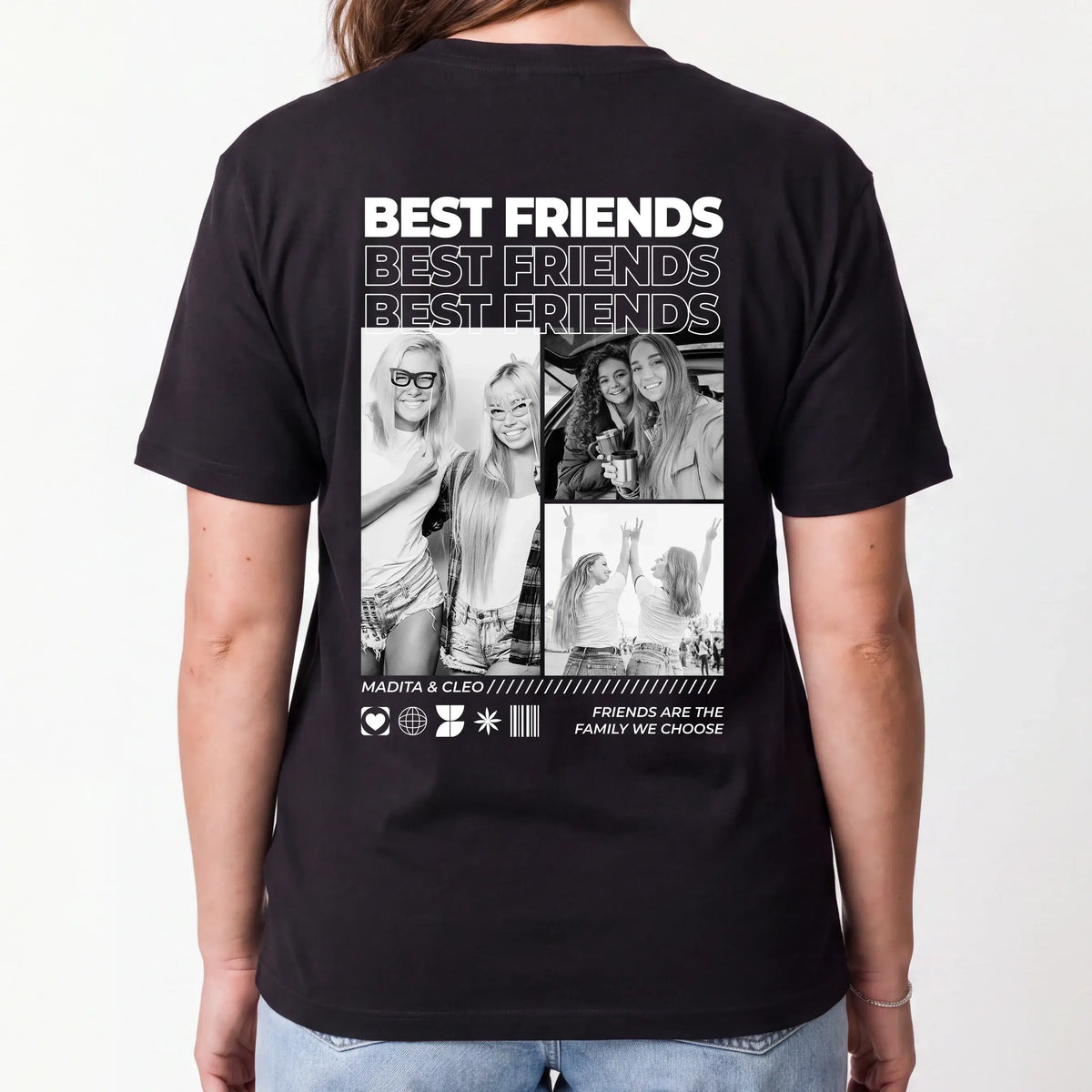 T-Shirt - Personalisiertes T-Shirt BEST FRIENDS - personalisiert