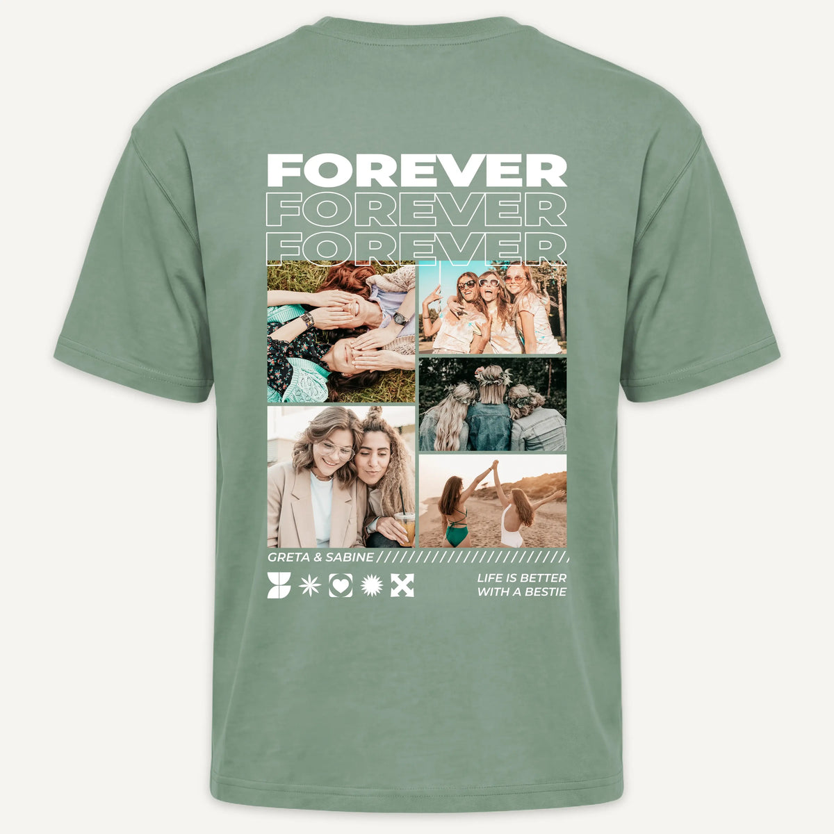 T-Shirt - Personalisiertes T-Shirt FOREVER - personalisiert