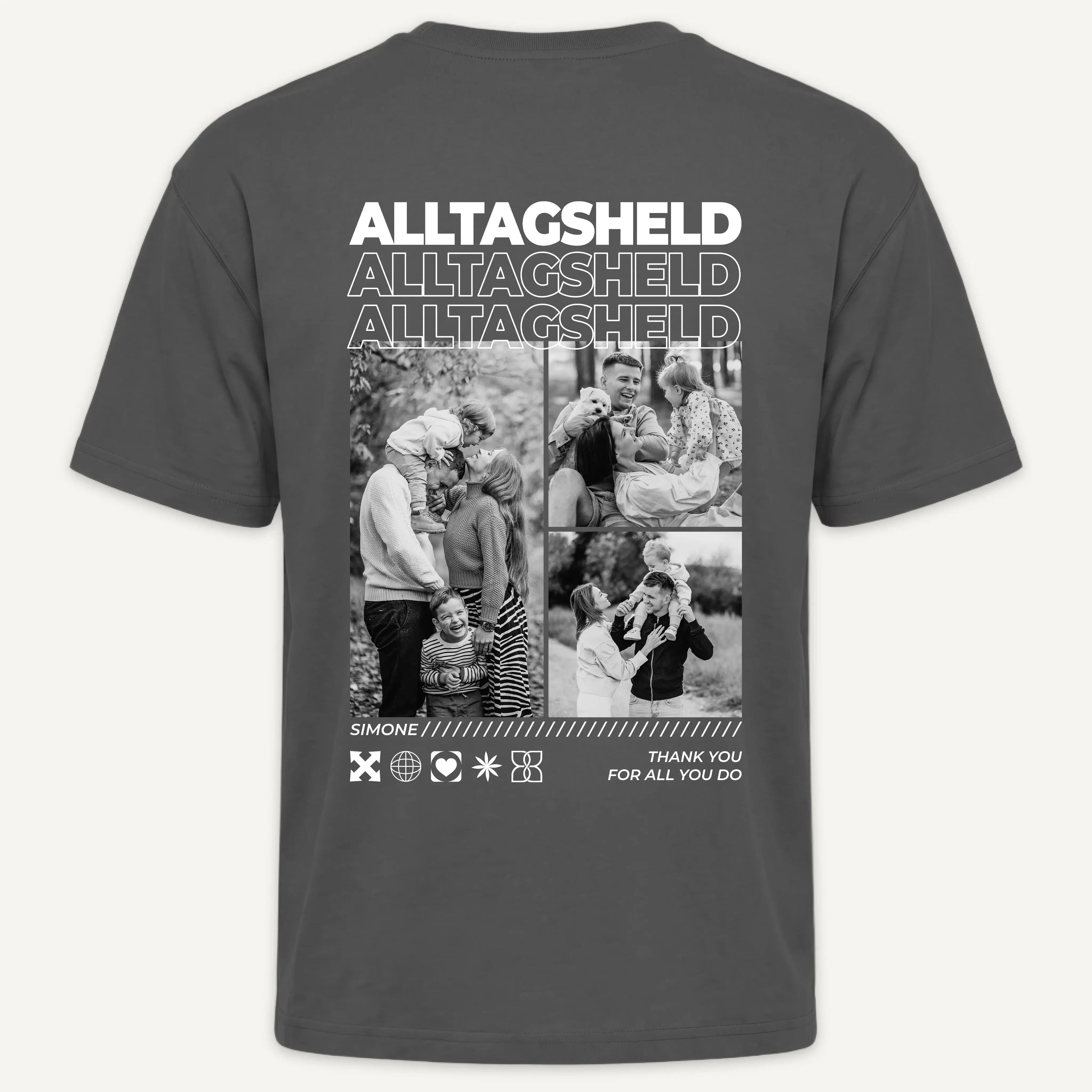 T-Shirt - Personalisiertes T-Shirt ALLTAGSHELD - personalisiert