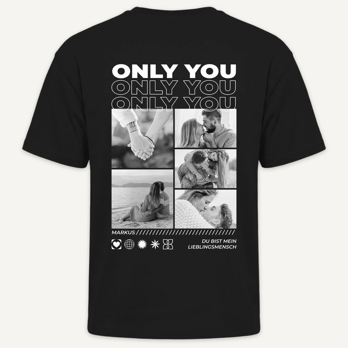 T-Shirt - Personalisiertes T-Shirt ONLY YOU - personalisiert