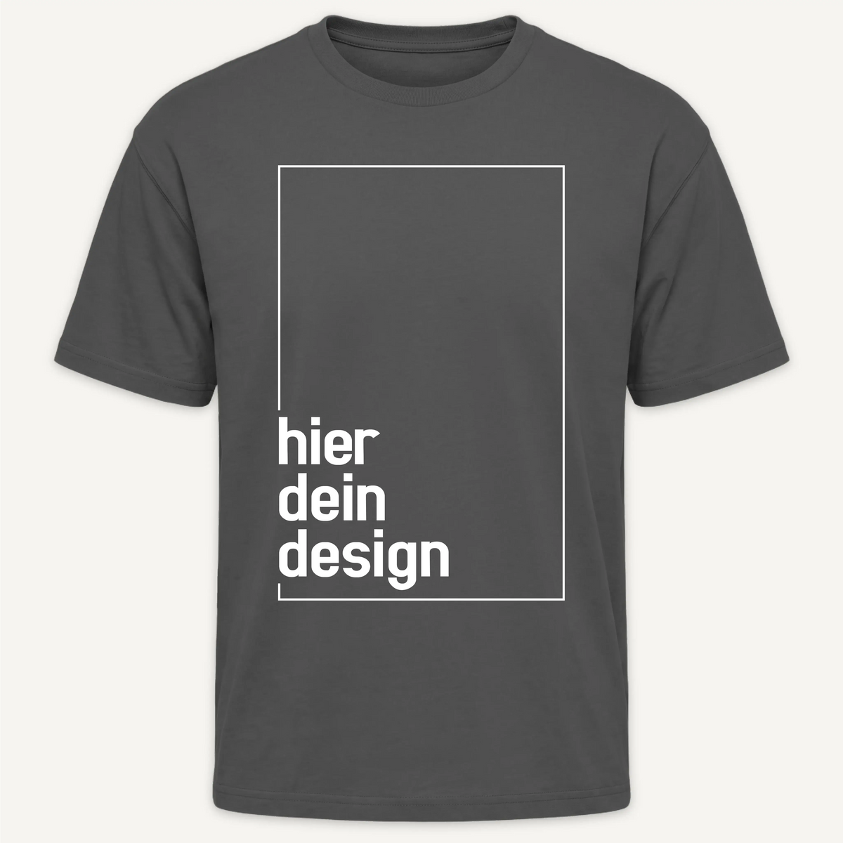 T-Shirt Dein Design - 1-seitig-T-Shirt-famprints-personalisiertes-shirt