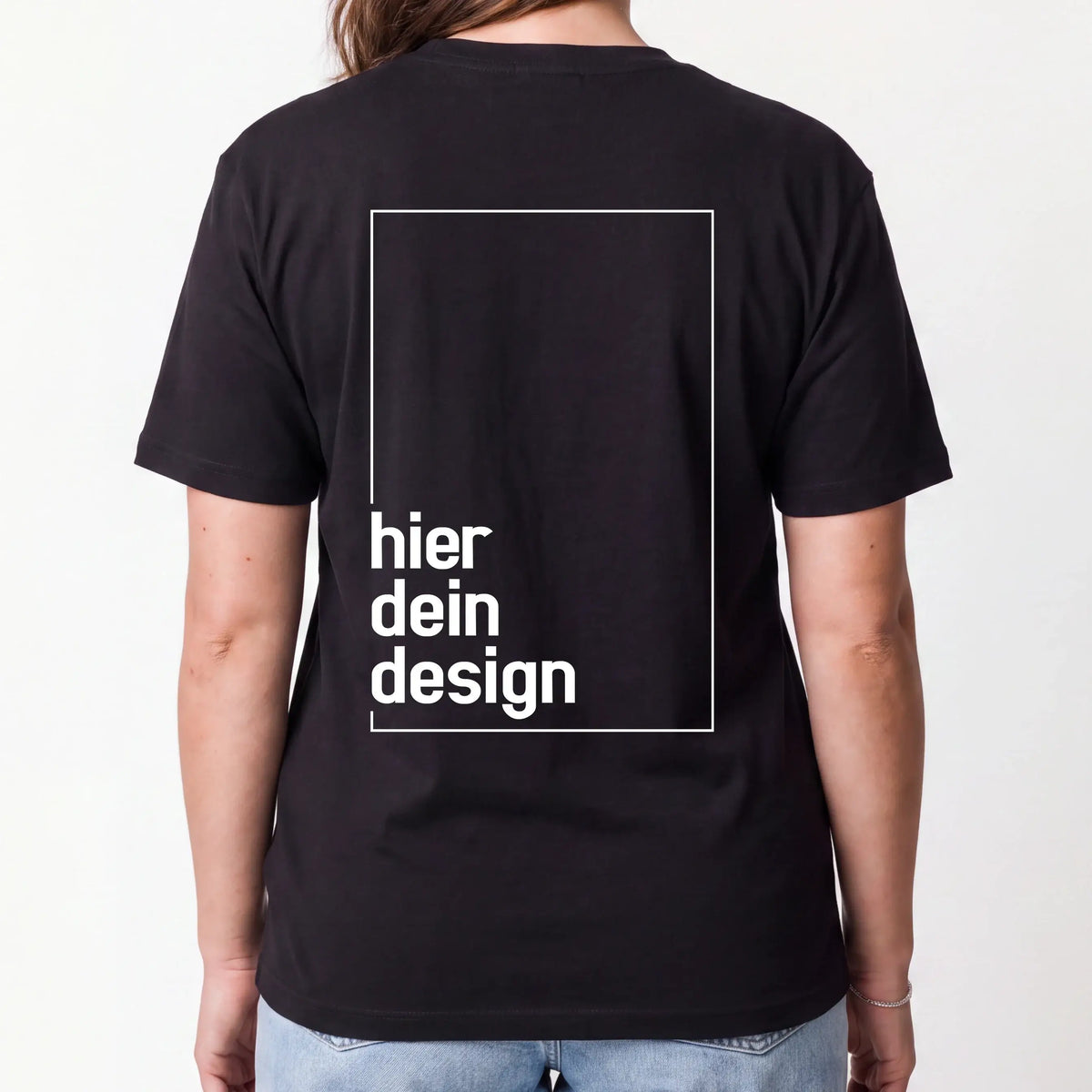 T-Shirt Dein Design - beidseitig-T-Shirt-famprints-personalisiertes-Shirt