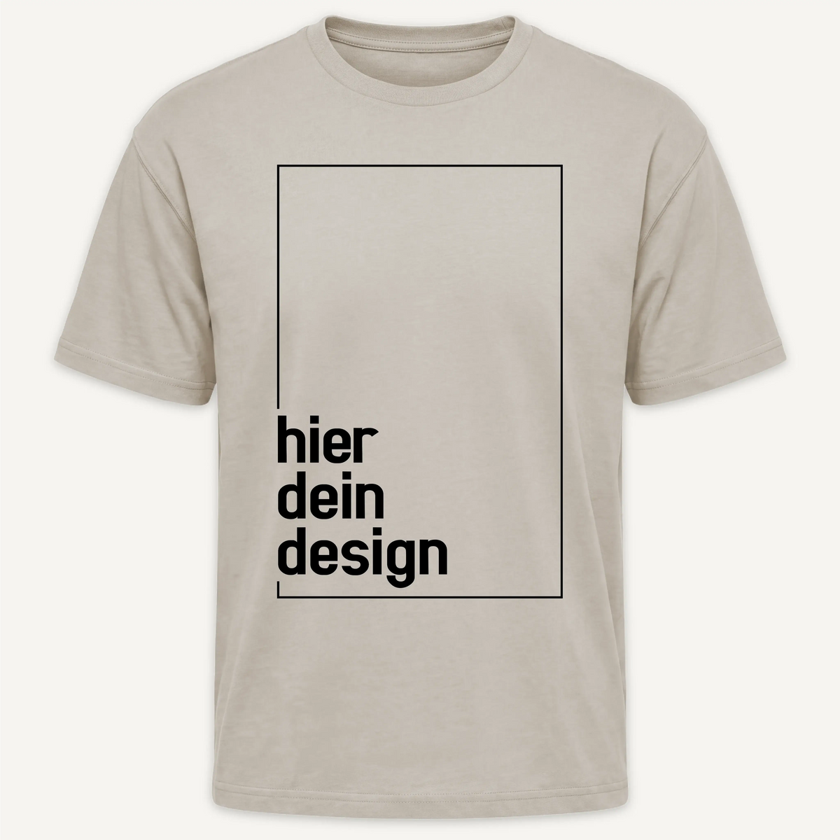 T-Shirt Dein Design - beidseitig-T-Shirt-famprints-personalisiertes-Shirt
